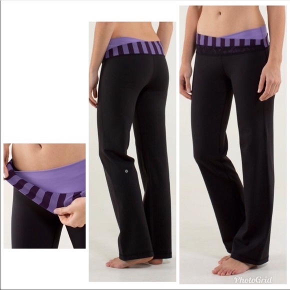 Lululemon Astro black pants sz 6 tall